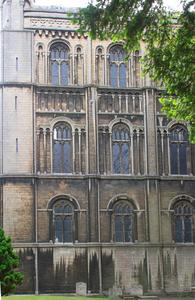 Peterborough Cathedral west side of north transept