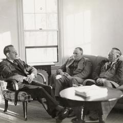 William Grimmer, H.W. MacKenzie and H.B. Kellogg, Jr. at game farm