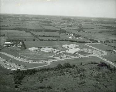 1960's aerial of UW-Waukesha