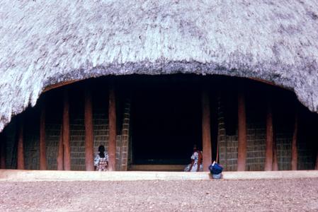 Close-up of Royal Tombs in Kampala