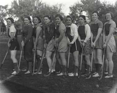 Women's field hockey team, 1938