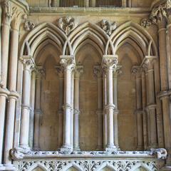 Wells Cathedral exterior north porch