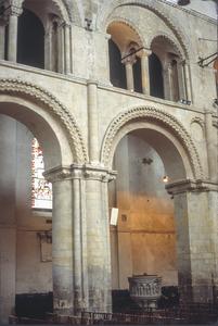 Rochester Cathedral nave arcade and tribune