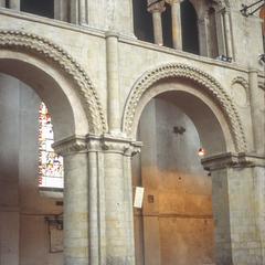 Rochester Cathedral nave arcade and tribune