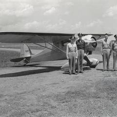 Officers at airfield
