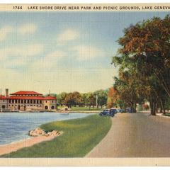 Lake Shore Drive near park and picnic grounds