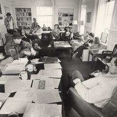 Occupying President Harrington's office