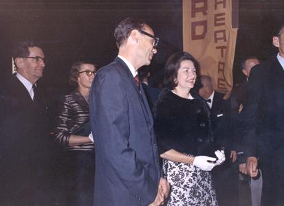 Robert Gard and Mrs. Lyndon Johnson