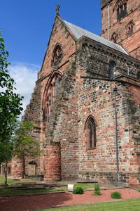 Carlisle Cathedral west end from the southwest