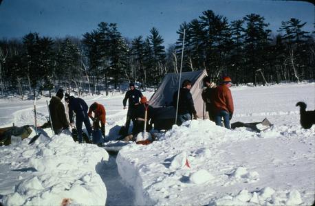 Camp on ice