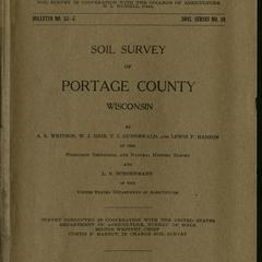 Soil survey of Portage County, Wisconsin