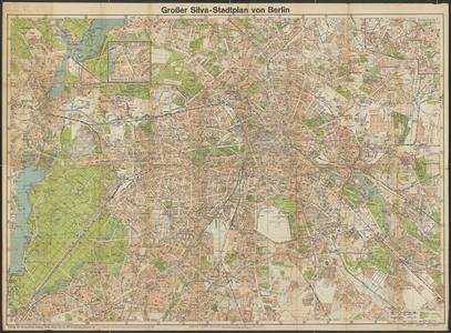 Grosser Silva-Stadtplan von Berlin