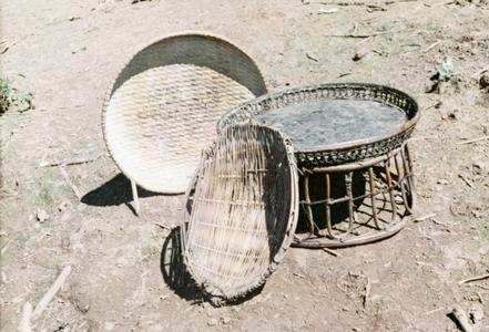 Basketry used in a White Hmong household in Houa Khong Province