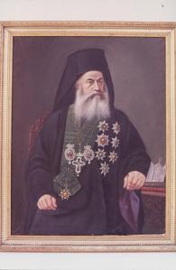 Portrait of former abbot at the Prophet Elias Skete