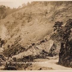 The upper end of the zigzag, Baguio, Benguet P.I., P.S.Co.