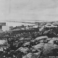 Duluth in 1871 with Elevator 'A'