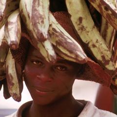 Young Man Selling Plaintains