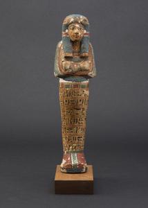 Funerary Figurine (Ushabti) of the Lady Awi, Singer of Amun and Mistress of the House