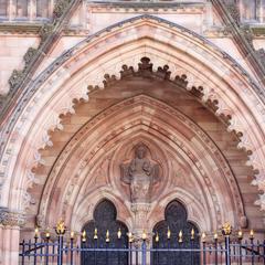 Hereford Cathedral exterior west facade