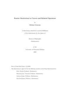 Fourier Restriction to Curves and Related Operators