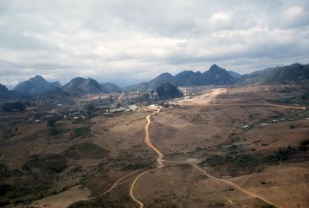 Aerial view of Sam Thong