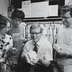 Lawrence F. Dahl with students