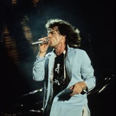 Mick Jagger during Rolling Stones concert