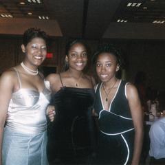 Three students at 2004 Ebony Ball