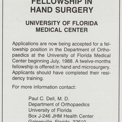 Florida Medical Center advertisement