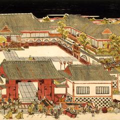 Picture of a Daimyo's Procession, from the series Perspective Pictures