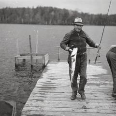 Indiana Governor Townsend with musky