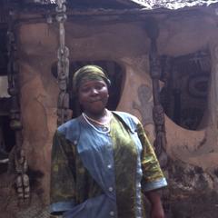 Woman at Osun Shrine