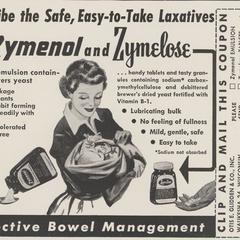Zymenol and Zymelose advertisement