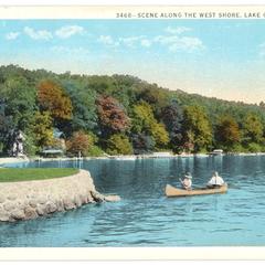Scene along the west shore