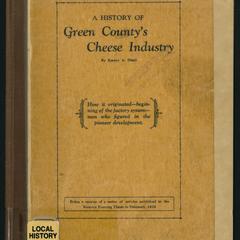 A history of Green County's cheese industry