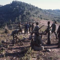 Soldiers undergoing training