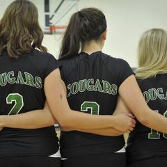2014-15 women's volleyball teammates