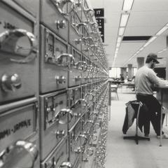 Card catalog in the UW-Parkside library