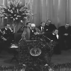 Churchill delivers Iron Curtain speech