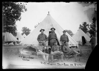 Old timers tent band. 1910, 2nd W. N. G.