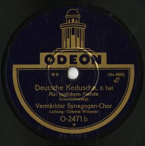 Deutsche keduscha, II. Teil