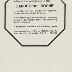 Larodopa 'Roche' advertisement