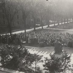 Easter Sunrise service on Bascom Hill