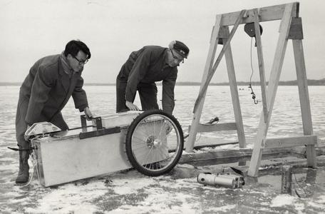 Under-ice tractor launch
