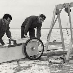 Under-ice tractor launch