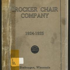 General catalog, 1924-1925 : household and dining room furniture, office-school and hotel chairs