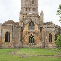 Tewkesbury Abbey from the east