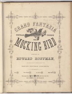 Grand fantasia on the popular theme The mocking bird