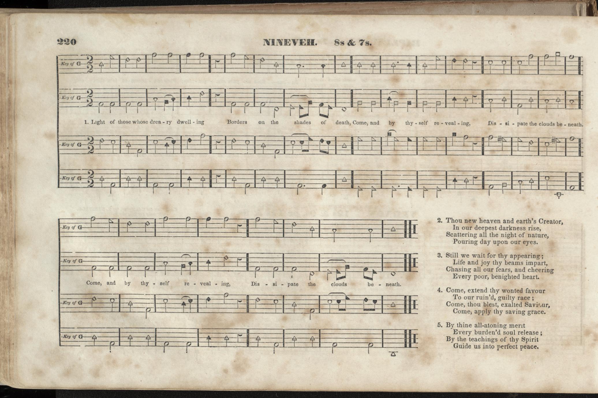 The Christian minstrel a new system of musical notation with a collection of Psalm tunes