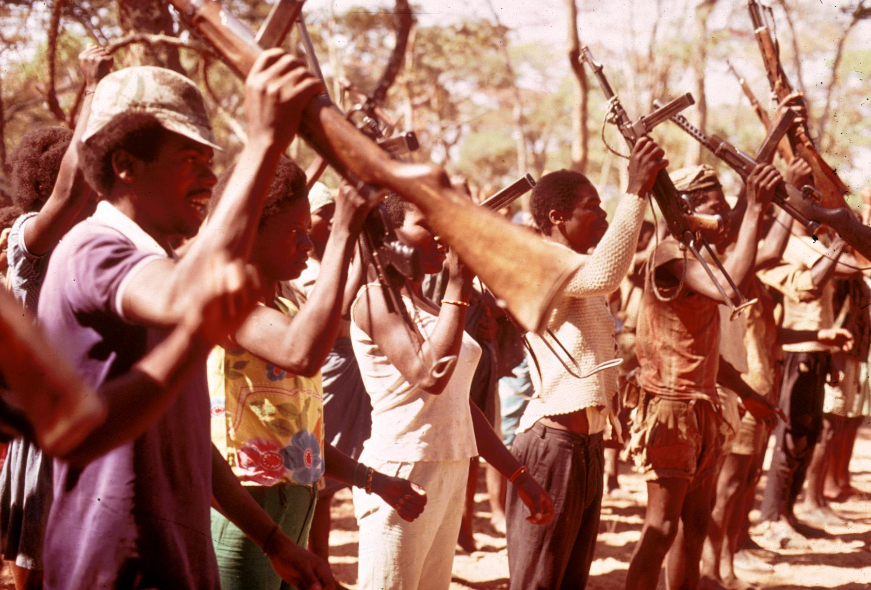 Recruits in the Popular Resistance Movement for the Liberation of Angola